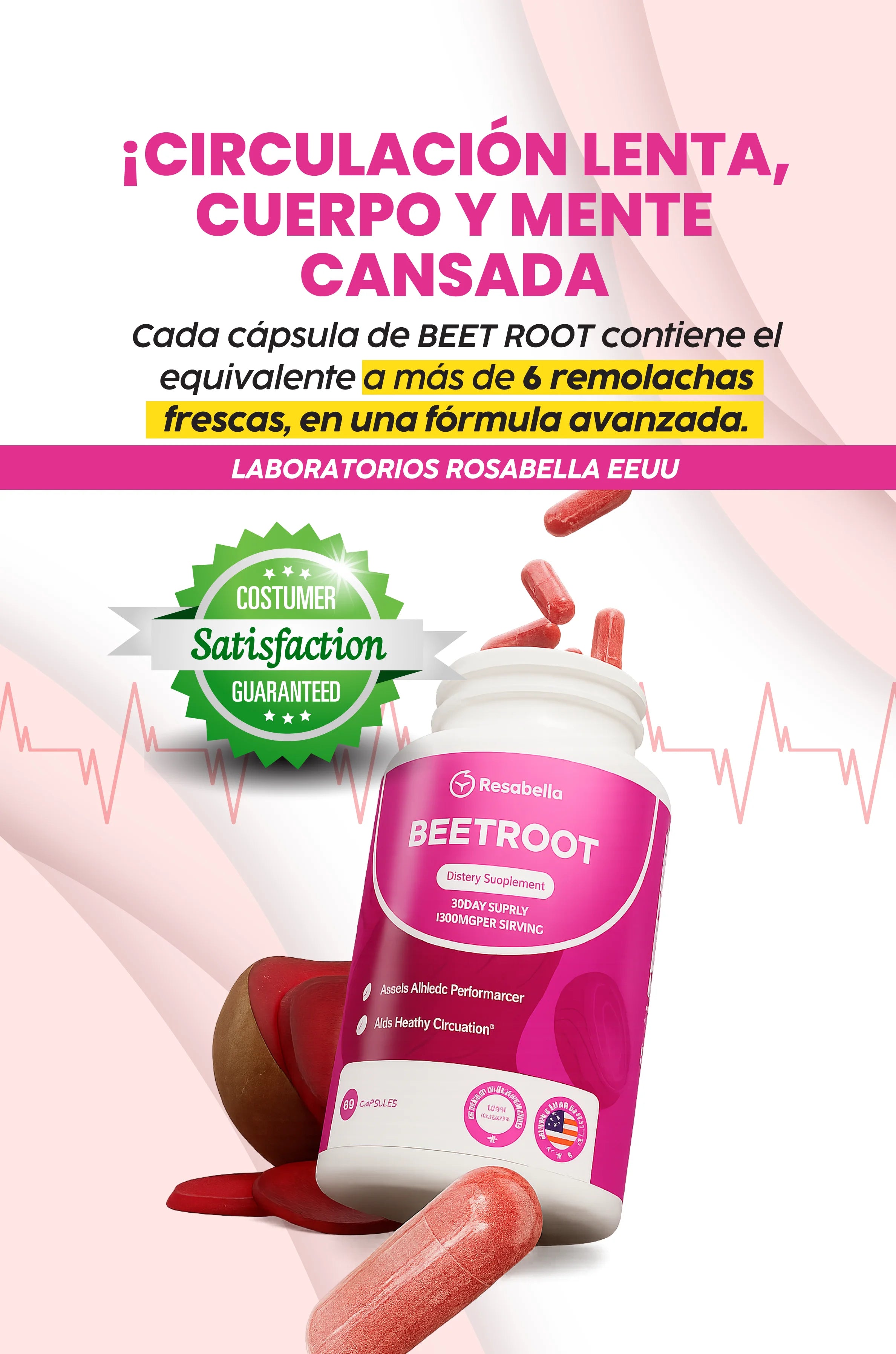 BeetRoot ® Cápsulas orgánicas ✨🤩 (frasco con 60 cápsulas)
