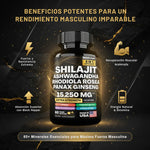 Cápsulas de Shilajit 100% Puro del Himalaya 🏔️✨ con 92 Minerales 💪