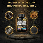 Cápsulas de Shilajit 100% Puro del Himalaya 🏔️✨ con 92 Minerales 💪