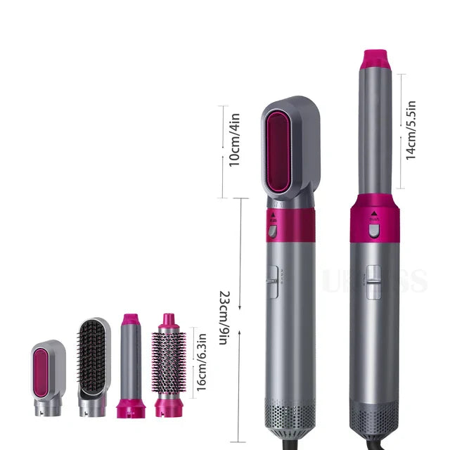 AirGlam™ 💕 Cabello perfecto en minutos – ¡Seca, alisa y riza! ⚡