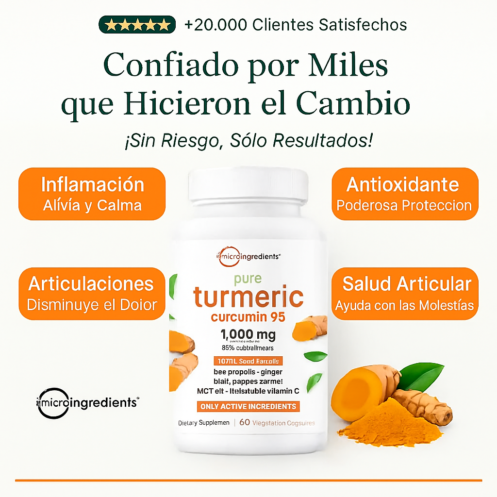 💛 Turmeric™ – Cúrcuma estandarizada al 95% 🌞💫
