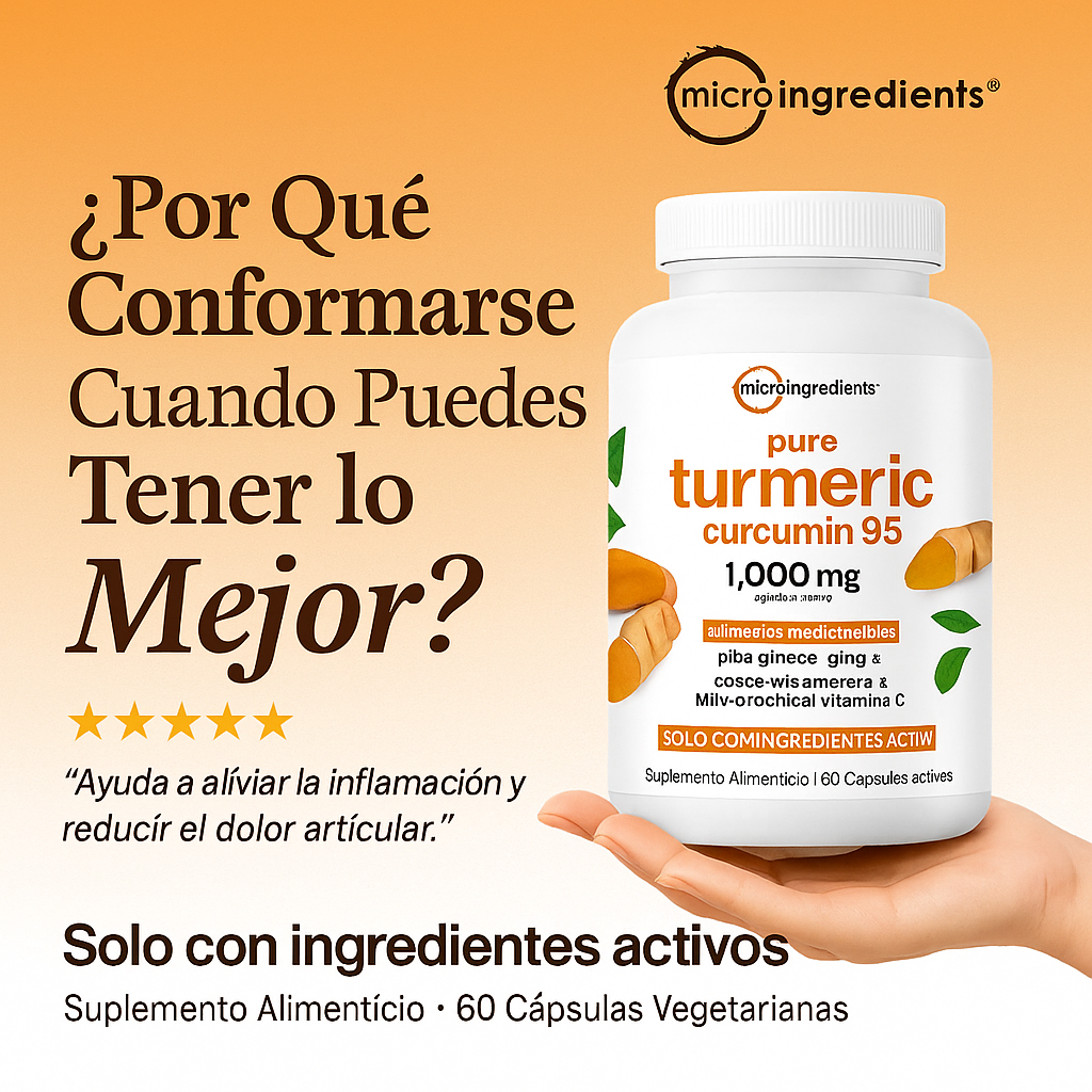 💛 Turmeric™ – Cúrcuma estandarizada al 95% 🌞💫