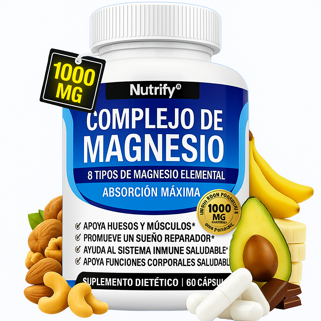 💪✨ Magnesio Complex™ — 8 Tipos de Magnesio en 1 💊⚡
