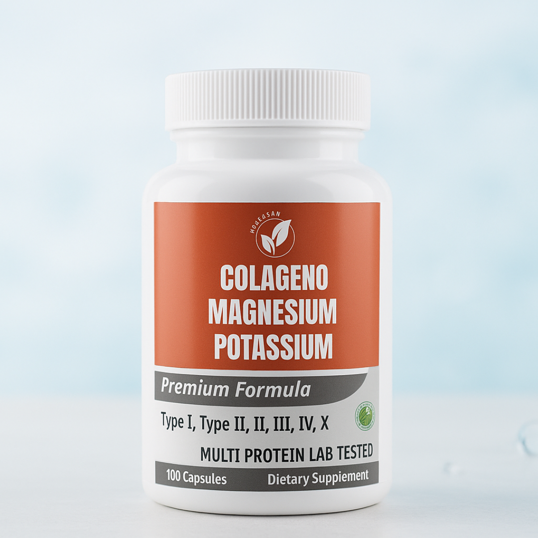 ✨Colágeno Total™ – 💪 Cinco tipos de colágeno, un solo poder 💖 (100 Cápsulas)