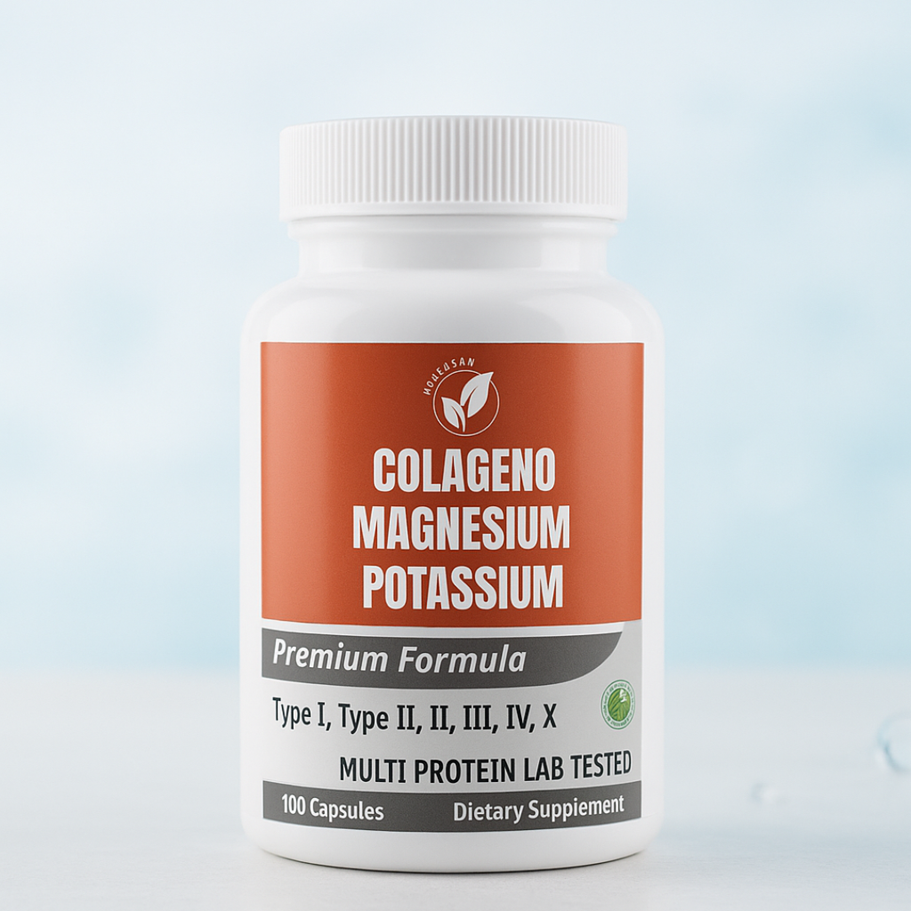 ✨Colágeno Total™ – 💪 Cinco tipos de colágeno, un solo poder 💖 (100 Cápsulas)