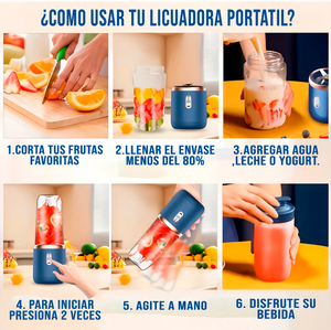 BlendGo™ - Prepara tus batidos favoritos y llévalos a donde quieras. 🚀🥤