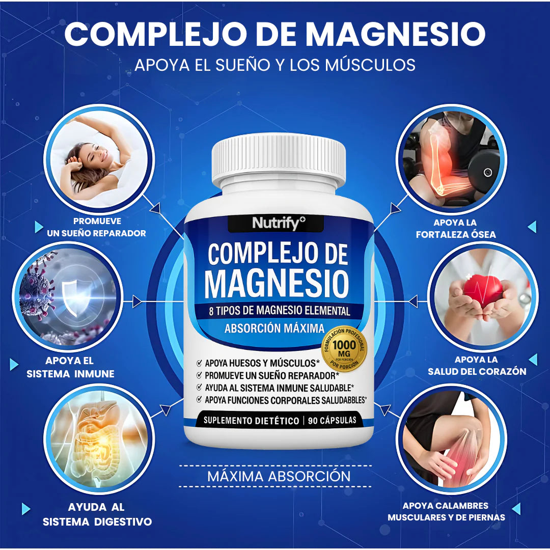 💪✨ Magnesio Complex™ — 8 Tipos de Magnesio en 1 💊⚡