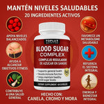 💊 Blood Sugar Complex™ – 🍃 Controla tu Glucosa de Forma Natural 🩸 | 60 cápsulas