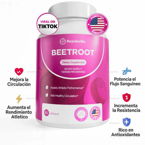 BeetRoot ® Cápsulas orgánicas ✨🤩 (frasco con 60 cápsulas)