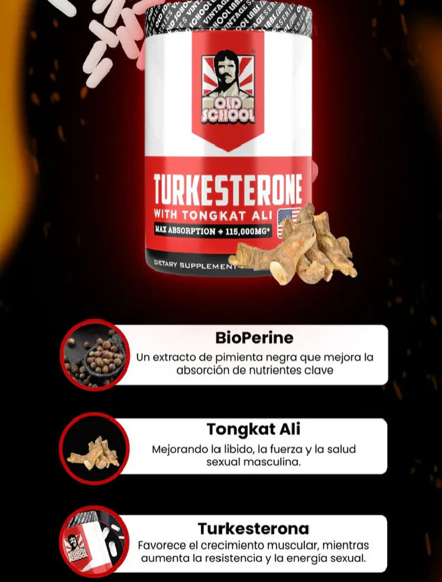 Turkesterone™ - Eleva Tu Fuerza y Vitalidad Masculina