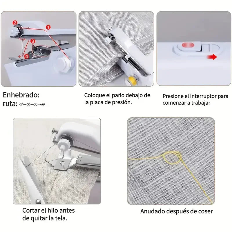 Mini Máquina de Coser de mano + ENVÍO GRATIS