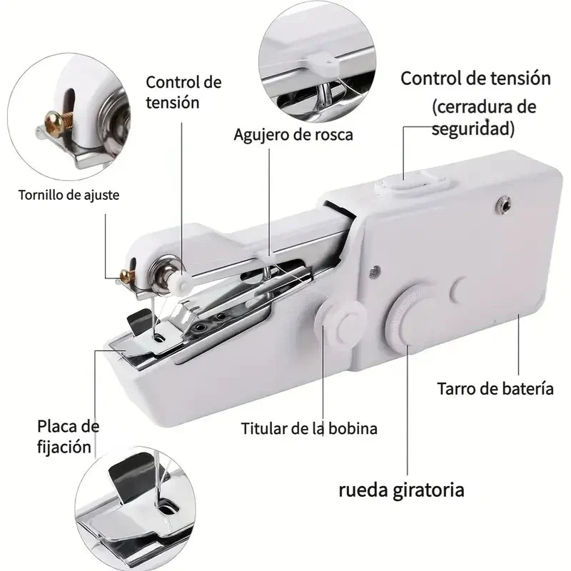 Mini Máquina de Coser de mano + ENVÍO GRATIS