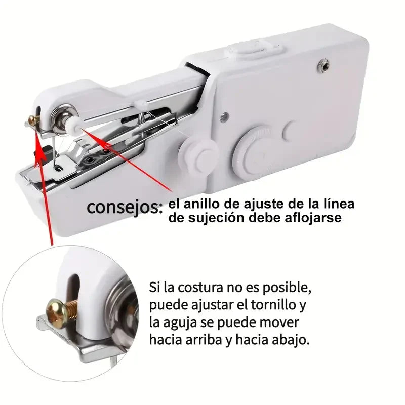 Mini Máquina de Coser de mano + ENVÍO GRATIS