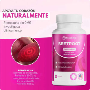 BeetRoot ® Cápsulas orgánicas ✨🤩 (frasco con 60 cápsulas)